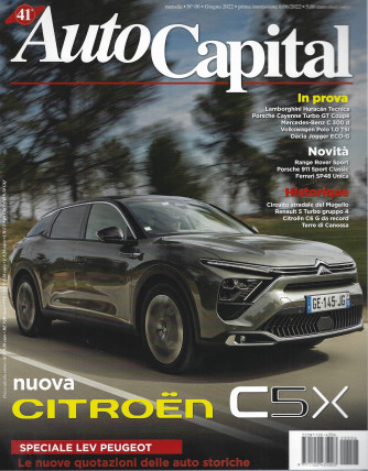Auto Capital - n. 6  -  mensile -giugno   2022