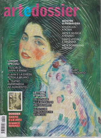 Art e dossier -n. 3856  -+ Dante e le arti -   mensile - aprile  2021- 2 riviste