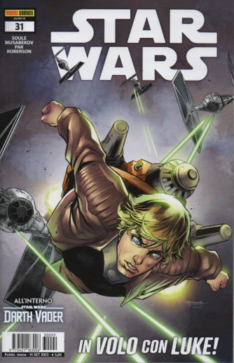Star Wars - n. 31  -In volo con Luke!-  mensile - 14 settembre     2023