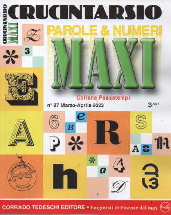 Crucintarsio maxi  - n. 87 -marzo - aprile 2023 - trimestrale