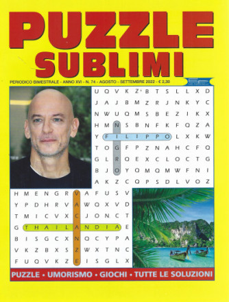 Abbonamento Puzzle Sublimi (cartaceo  trimestrale)
