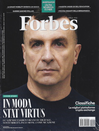 Forbes -+ in regalo Bike -  n.54 - aprile   2022 - mensile  - 2 riviste