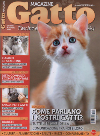 Gatto magazine - n.153 - bimestrale - ottobre - novembre   2023