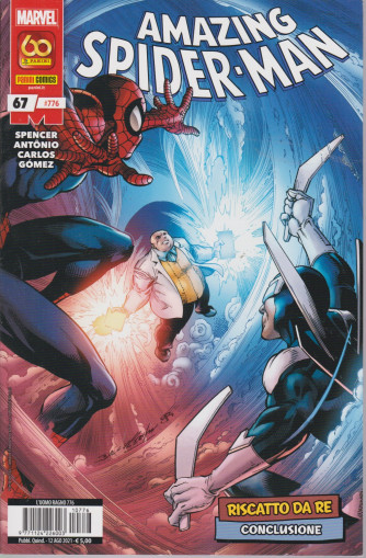 Amazing Spider-Man - n. 776 - Riscatto da re conclusione -  quindicinale - 12 agosto 2021