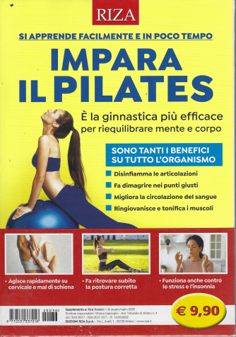 Riza Dossier - n. 36 -Impara il pilates -  giugno - luglio 2022-