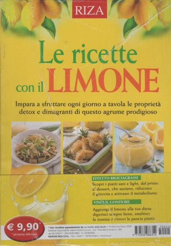 Le Ricette della Salute Riza - Le ricette con il Limone - Uscita n.44 - 1 Febbraio 2025 - Bimestrale