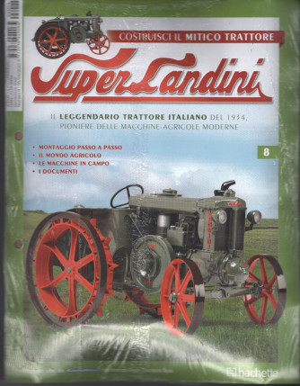 Costruisci il mitico trattore Super Landini -n. 8 - 05/04/2022 - quattordicinale