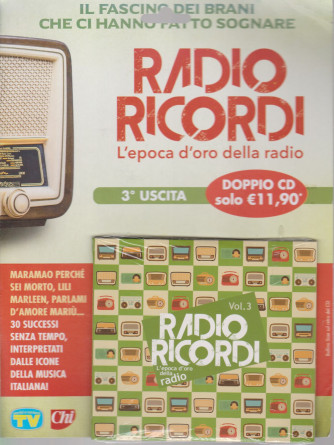 Cd Sorrisi Canzoni -n. 6-   Radio Ricordi - terza  uscita - doppio cd -  5/2/2021- settimanale
