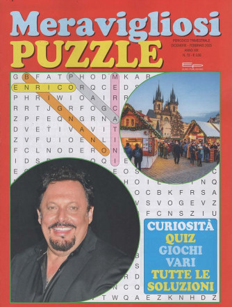 Meravigliosi Puzzle - Uscita n.72 - 4 Novembre 2025 - Trimestrale