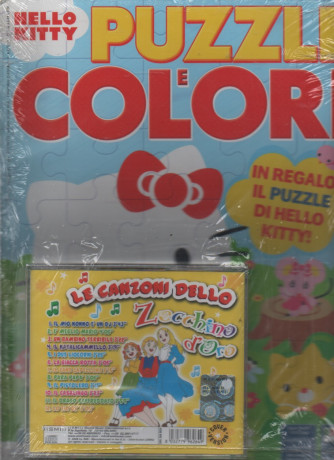 Hello Kitty - Puzzle e colori - n. 2 - novembre - dicembre 2023 + CD Le canzoni dello Zecchino d'oro