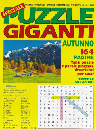 Abbonamento Speciale Puzzle Giganti (cartaceo  trimestrale)