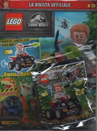 Lego Jurassic World - 37°Uscita - 11 gennaio 2024 -bimestrale - rivista + gioco Lego