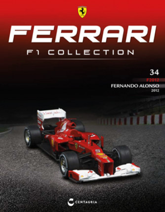 Ferrari F1 Collection - Ferrari F2012 - 2012 - Fernando Alonso - Nº34 del 23/02/2023 - Periodicità: Quindicinale - Editore: Centauria