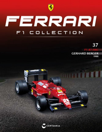 Ferrari F1 Collection - Ferrari F1 88C - 1988 - Gerhard Berger - Nº37 del 23/03/2023 - Periodicità: Quindicinale - Editore: Centauria