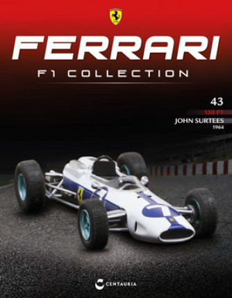 Ferrari F1 Collection - Ferrari 158 F1 - 1964 - John Surtees - Nº43 del 04/05/2023 - Periodicità: Quindicinale - Editore: Centauria
