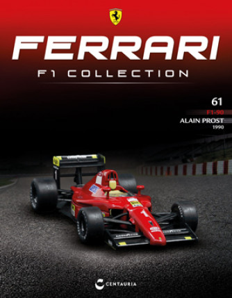 Ferrari F1 Collection - Ferrari F1-90 - 1990 - Alain Prost - Nº61 del 08/98/2023 - Periodicità: Quindicinale - Editore: Centauria