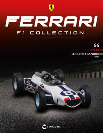 Ferrari F1 Collection - Ferrari 512 F1 - 1964 - Lorenzo Bandini - Gran Premio del Messico - Nº66 - 12/10/2023