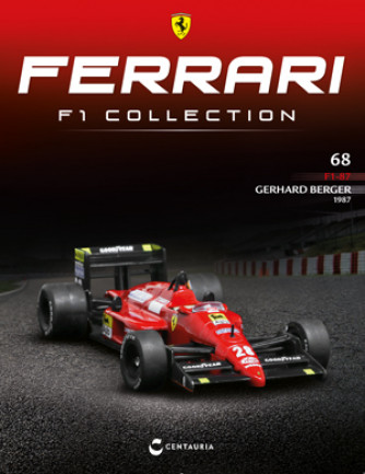 Ferrari F1 Collection - Ferrari F1-87 - 1987 - Gerhard Berger - Nº68 - 26/10/2023