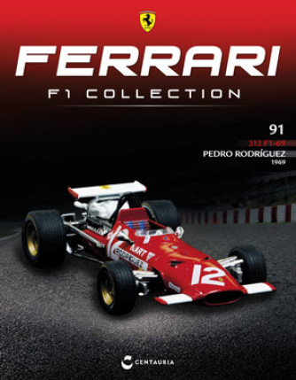 Ferrari F1 Collection - Ferrari 312 F1-69- 1969 - Pedro Rodriguez - Uscita n.91 - 09/04/2024