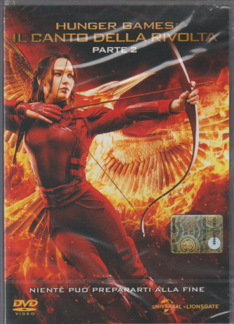 DVD Hunger Games-Il Canto Della Rivolta-Parte 2 "niente può prepararti alla tua fine"