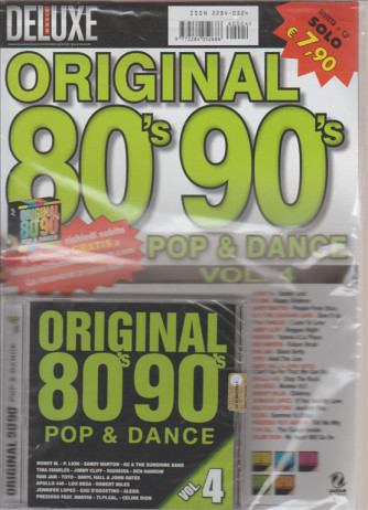 ORIGIANL  80'S 90'S. POP & DANCE VOL. 4.  RIVISTA + CD.