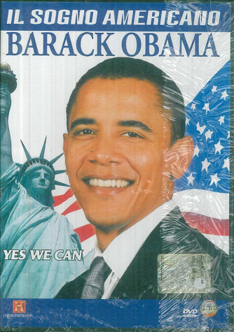DVD Barak Obama Yes we Can "Il sogno Americano "by History channel