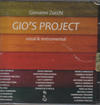 GIOVANNI ZUCCHI.  GIO'S PROJECT. VOCAL & INSTRUMENTAL. MUSIC PARTY. N. 3. ANNO 2016.
