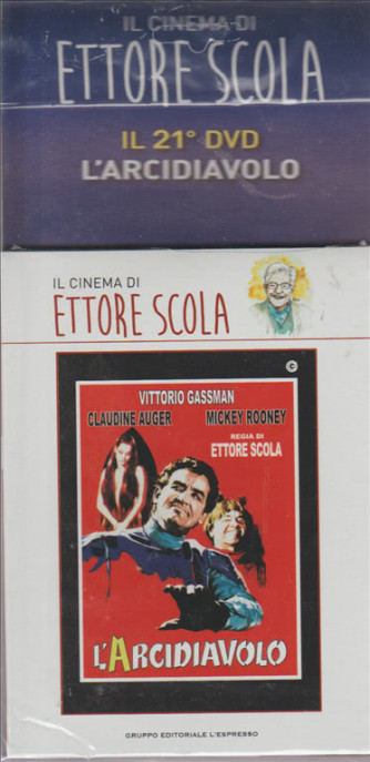 IL CINEMA DI ETTORE SCOLA IL 21° DVD L'ARCIDIAVOLO. CON VITTORIO GASSMAN