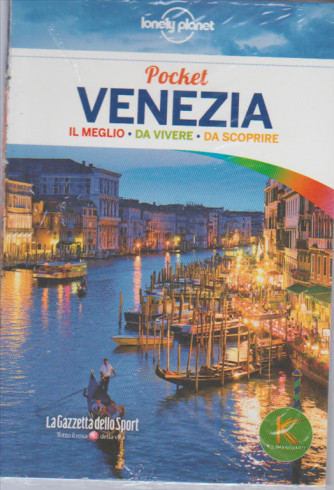 Guida Lonely Planet pocket - VENEZIA  by Gazzetta dello Sport