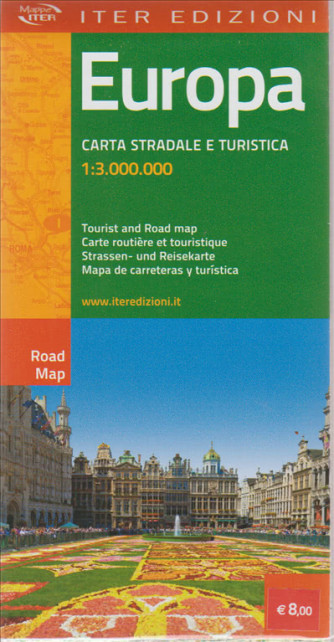 Carta stradale e turistica d'EUROPA - scala 1:3.000.000 - ITER Edizioni