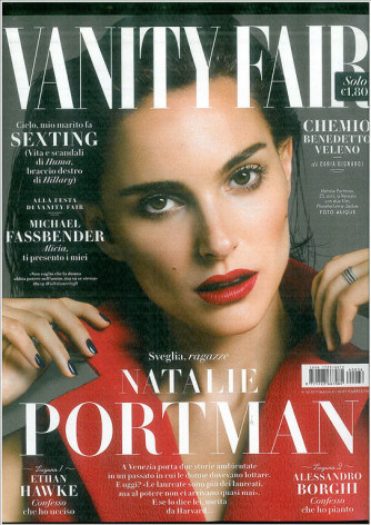 VANITY FAIR - settimanale n. 36 - 14 Settembre 2016 Natalie PORTMAN