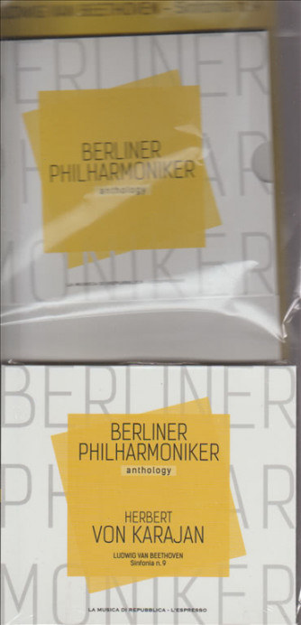 BERLINER PHILHARMONIKER ANTHOLOGY . 1° CD + LIBRETTO INEDITO. HERBERT VON KARAJAN LUDWIG VAN BEETHOVEN - SINFONIA N. 9
