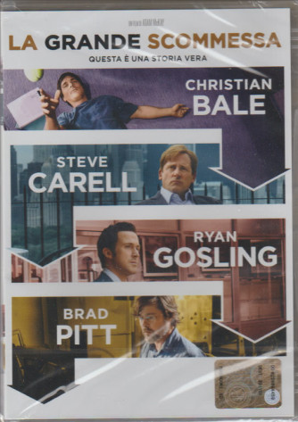DVD La grande scommessa - un film di Adam McKay  con Brad Pitt e Christian Bale 