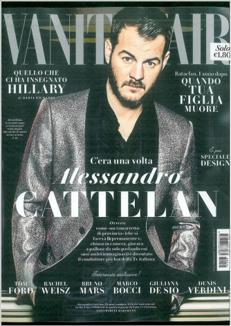 Vanity Fair  settimanale n. 45 - 16Novembre 2016 " Alessandro Cattelan"