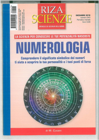 RIZA Scienze - mensile n. 343 Dicembre 2016