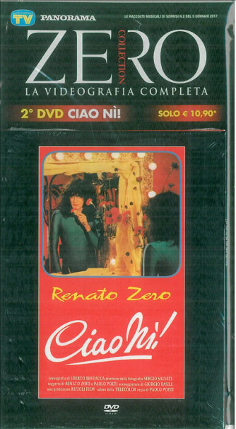 DVD Renato Zero "Ciao Nì!" - Zero collection n.2 La videografia completa
