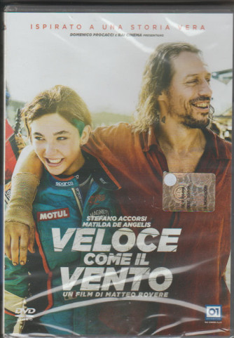 DVD Veloce come il Vento-Regista:Matteo Rovere c/Stefano Accorsi, Matilda De Angelis