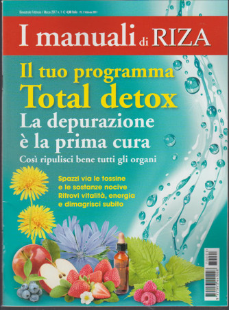 I Manuali di Riza bimestrale - il tuo Programma  Total Detox