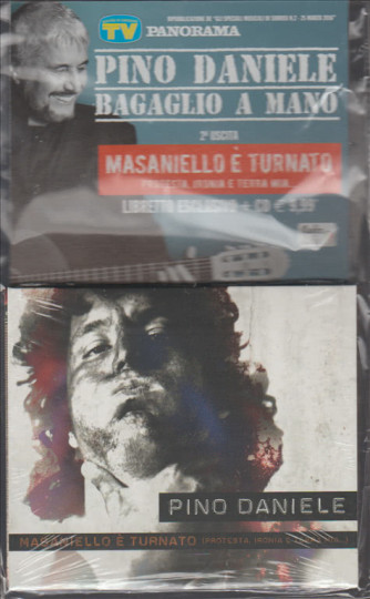 CD + Book PINO DANIELE "Masaniello è turnato" 2 uscita Bagalio a mano Pino Daniele