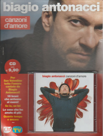 CD Biagio Antonacci "Canzoni d'Amore" by Sorrisi e Canzoni TV