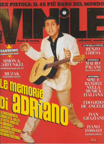 VINILE- bimestrale n.6 Febbraio 2017 "Le memorie di Adriano" 