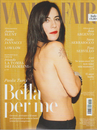 Vanity Fair - Settimanale n. 12 - 29 Marzo 2017 "Paola Turci"