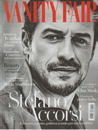 Vanity Fair - Settimanale n. 19 - 17 Maggio 2017 " Stefano Accorsi"