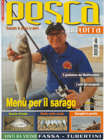 Pesca da Terra - mensile n. 6 Giugno 2017 "menù per il Sarago"