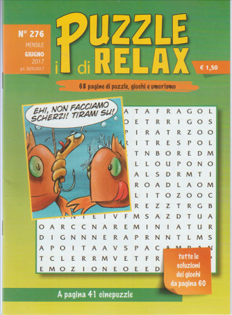 I Puzzle di Relax - mensile n. 276 Giugno 2017 