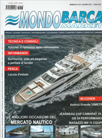 Mondo Barca Market - mensile n. 213 Giugno 2017 "Mercato Nautico"