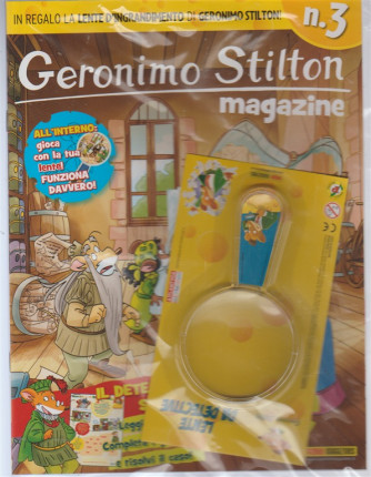 Geronimo Stilton Magazine -bimestrale n. 3 Giugno 2017  Lente d'ingrandimento