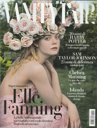Vanity Fair  - settimanale n. 25 - 28 giugno 2017 "Elle Fanning, 19 anni"