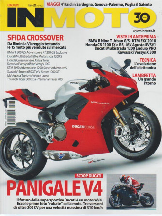 In Moto - mensile n. 7 Luglio 2017 - Scoop Ducati PANICALE V4