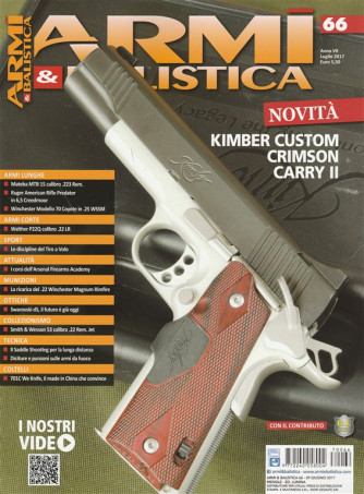 Armi e Balistica - mensile n. 66 Luglio 2017 Kimber Custom Crimson Carry II